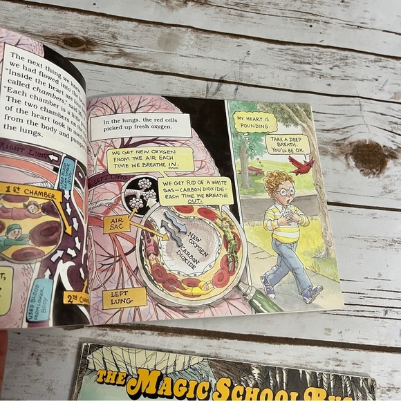 Magic School Bus Adventure Book Set Inside The Earth, Inside the Human Body - Picture 9 of 11
